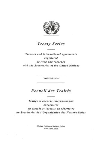 image of Treaty Series 2037