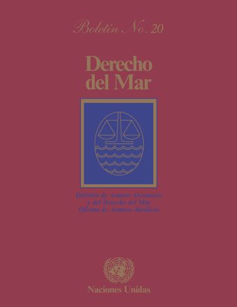 Derecho del Mar Boletín, No. 20
