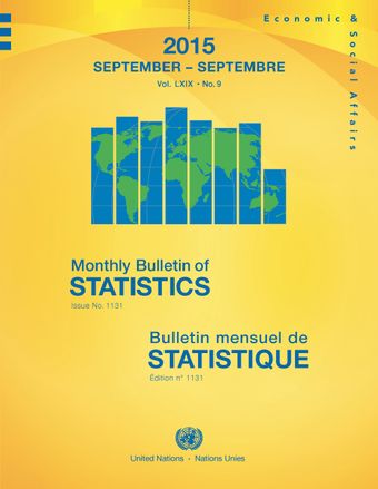 image of Monthly Bulletin of Statistics, September 2015