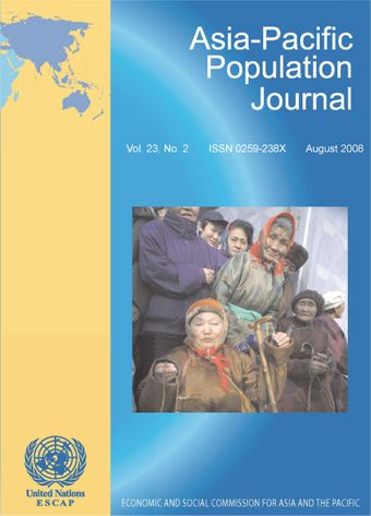 Asia-Pacific Population Journal, Vol. 23, No. 2, August 2008