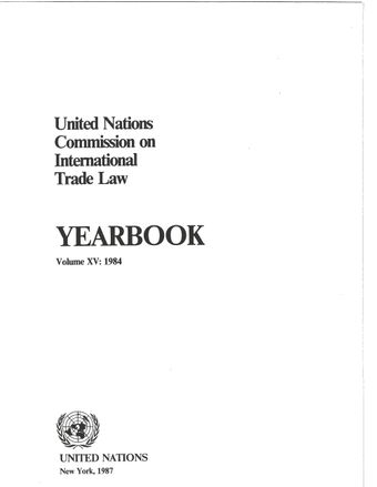 image of Summary records of the United Nations Commission on International Trade Law for sessions devoted to the preparation of draft legal texts