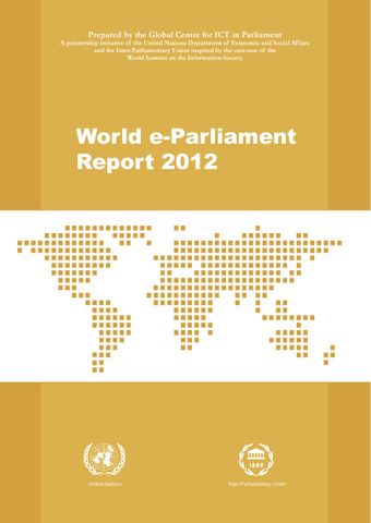 image of World E-Parliament Report 2012
