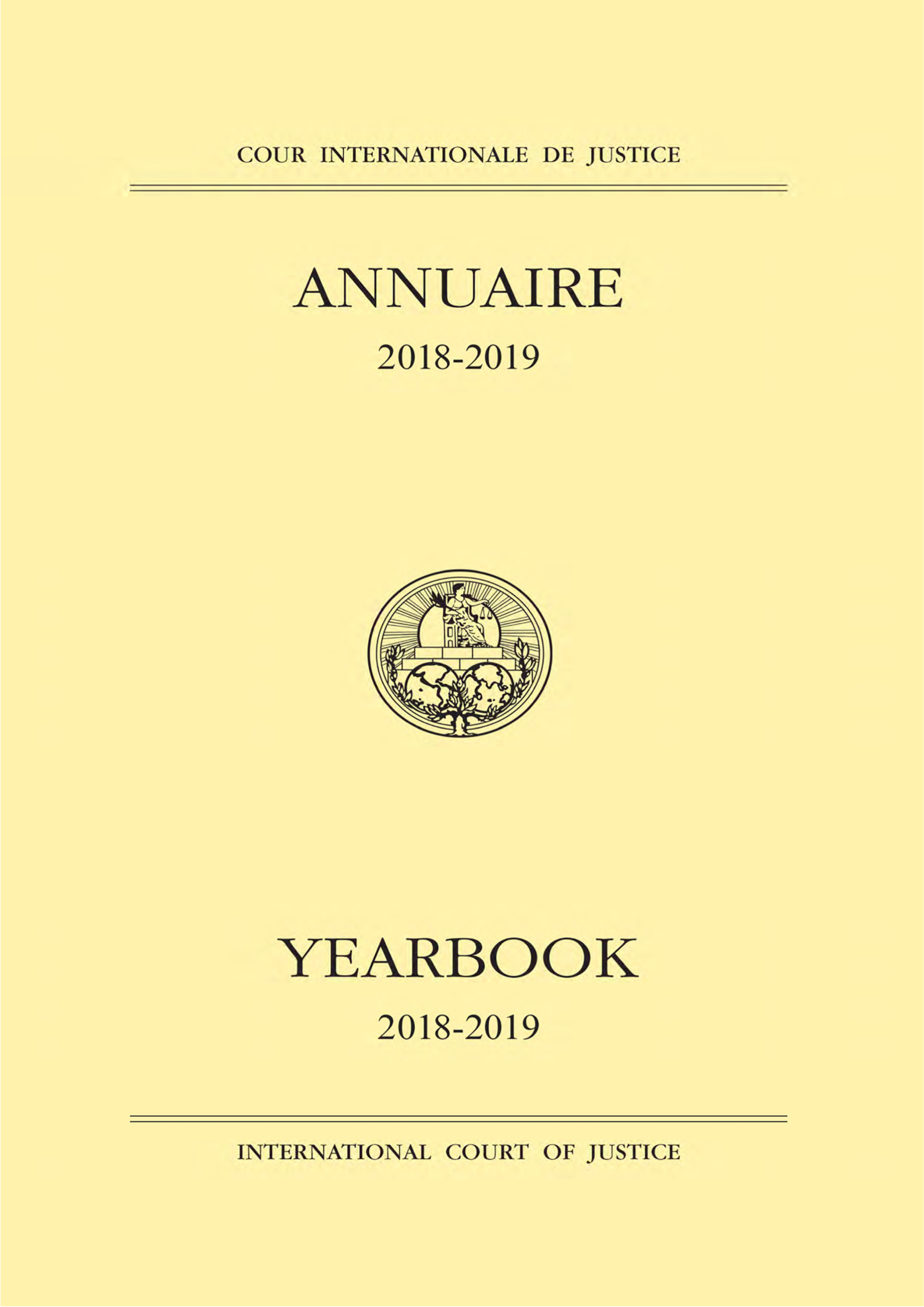 image of Yearbook of the International Court of Justice 2018-2019