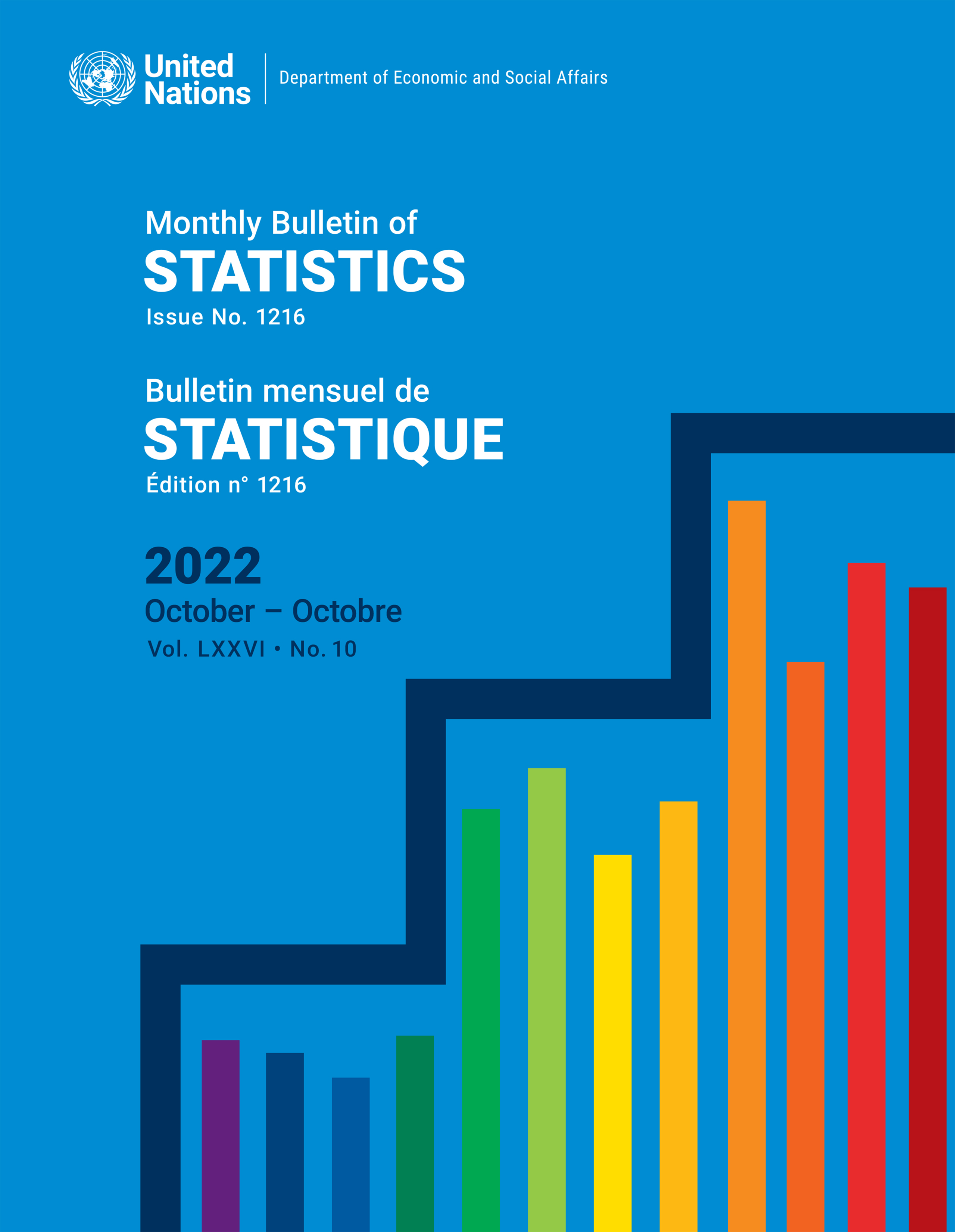 image of Bulletin mensuel de statistiques, octobre 2022