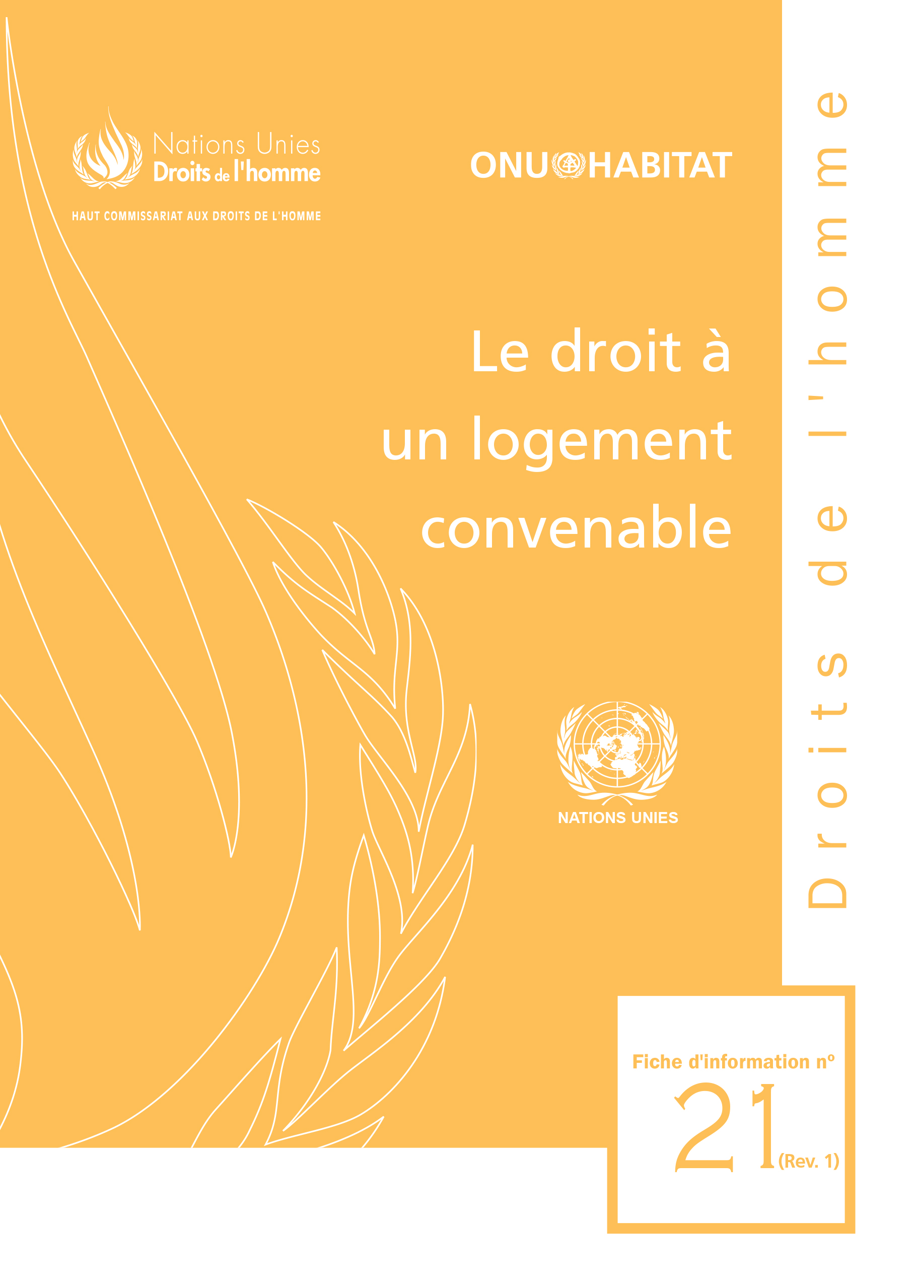 image of Droits de l’homme Fiche d’information No. 21, Rév.1