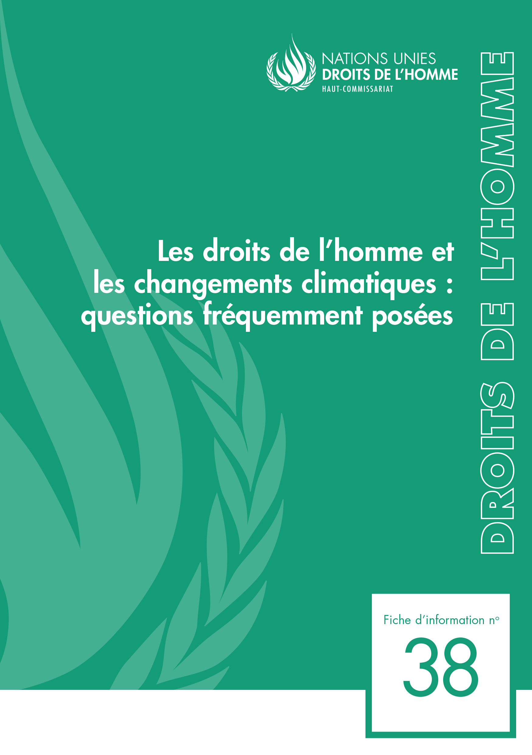 image of Droits de l’homme Fiche d’information No. 38