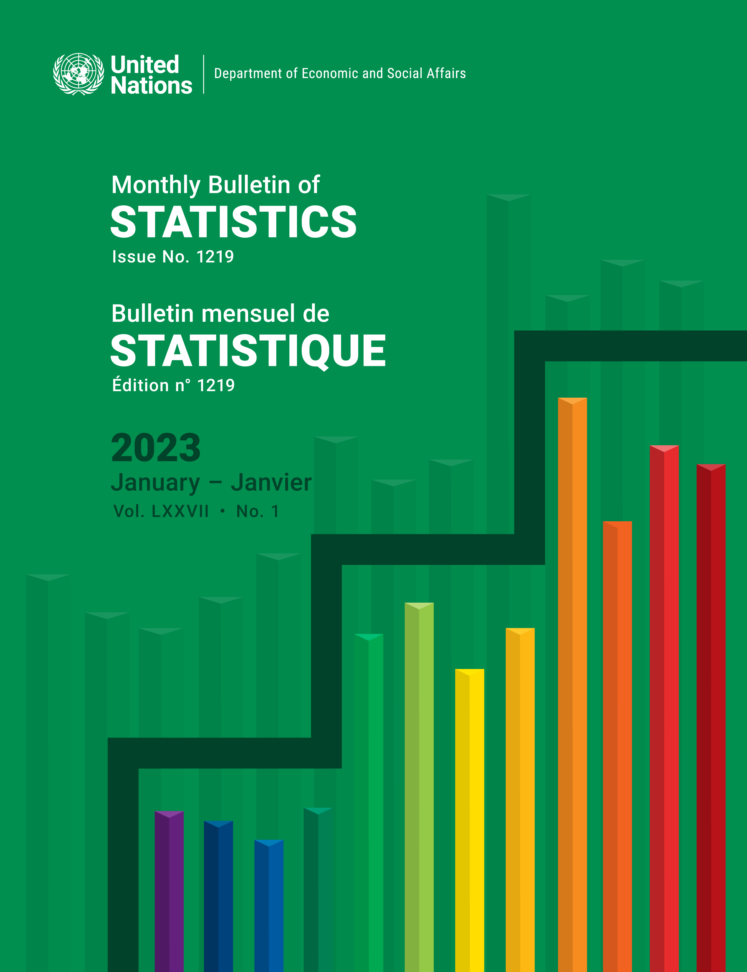 image of Bulletin mensuel de statistiques, janvier 2023