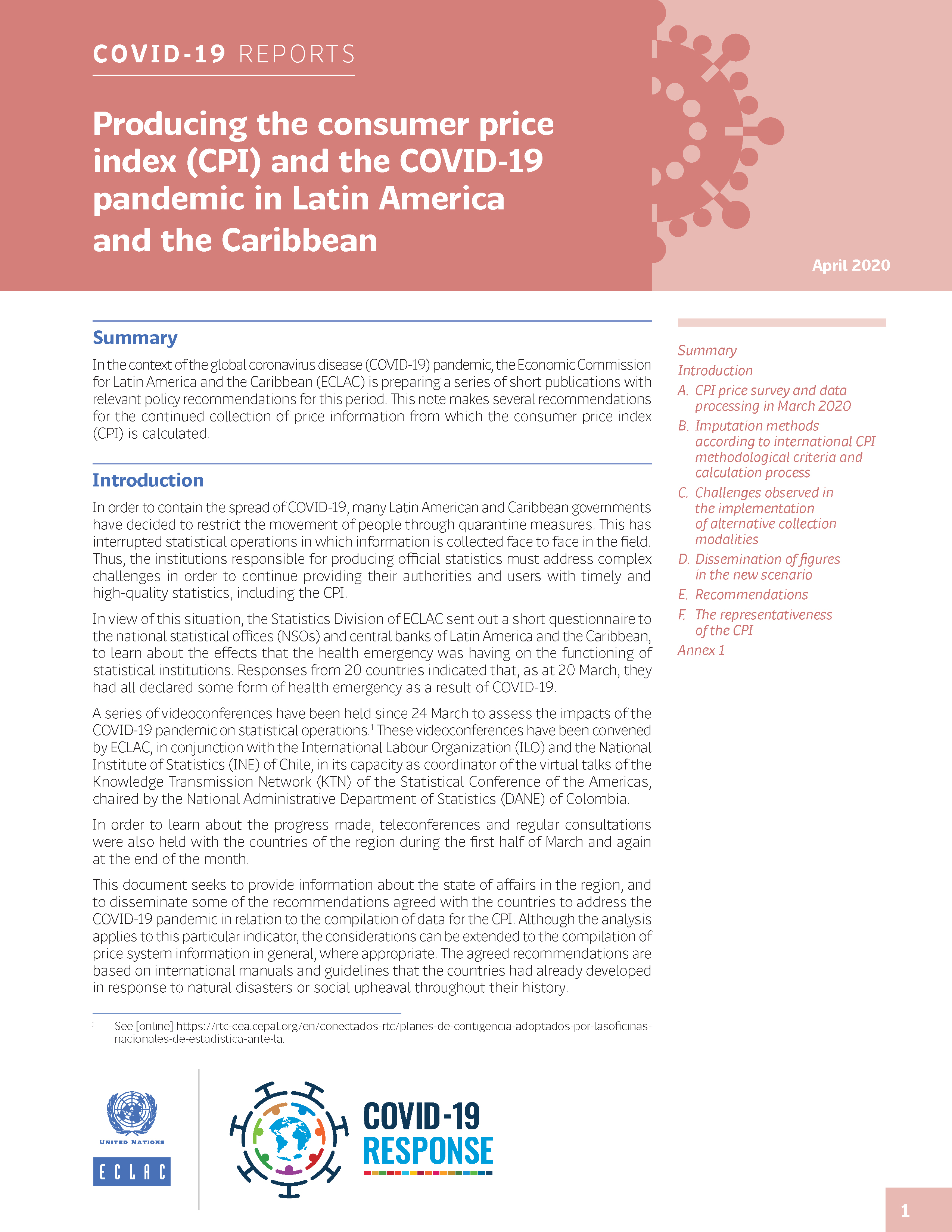 image of Producing the Consumer Price Index (CPI) and the COVID-19 Pandemic in Latin America and the Caribbean