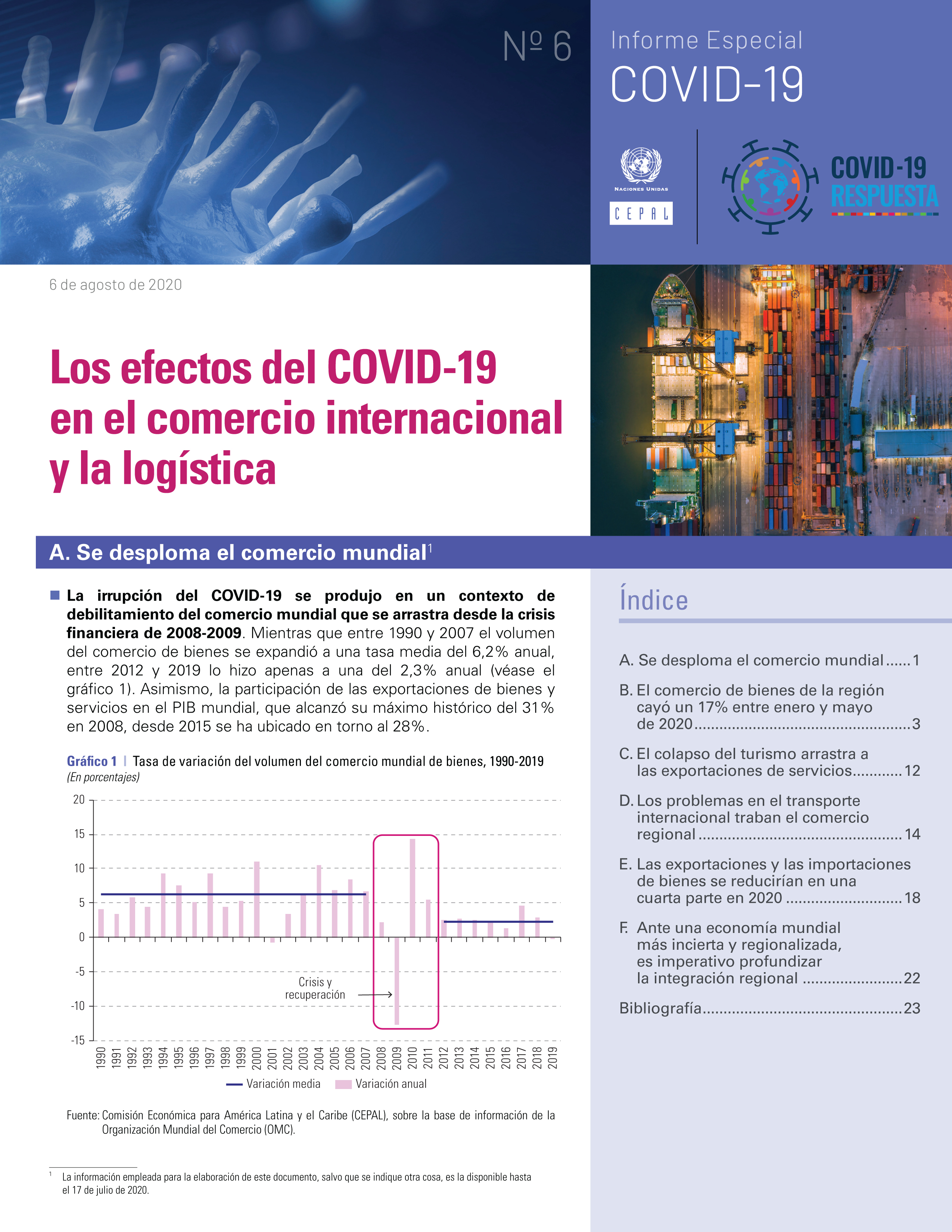 image of Los efectos del COVID-19 en el comercio internacional y la logística