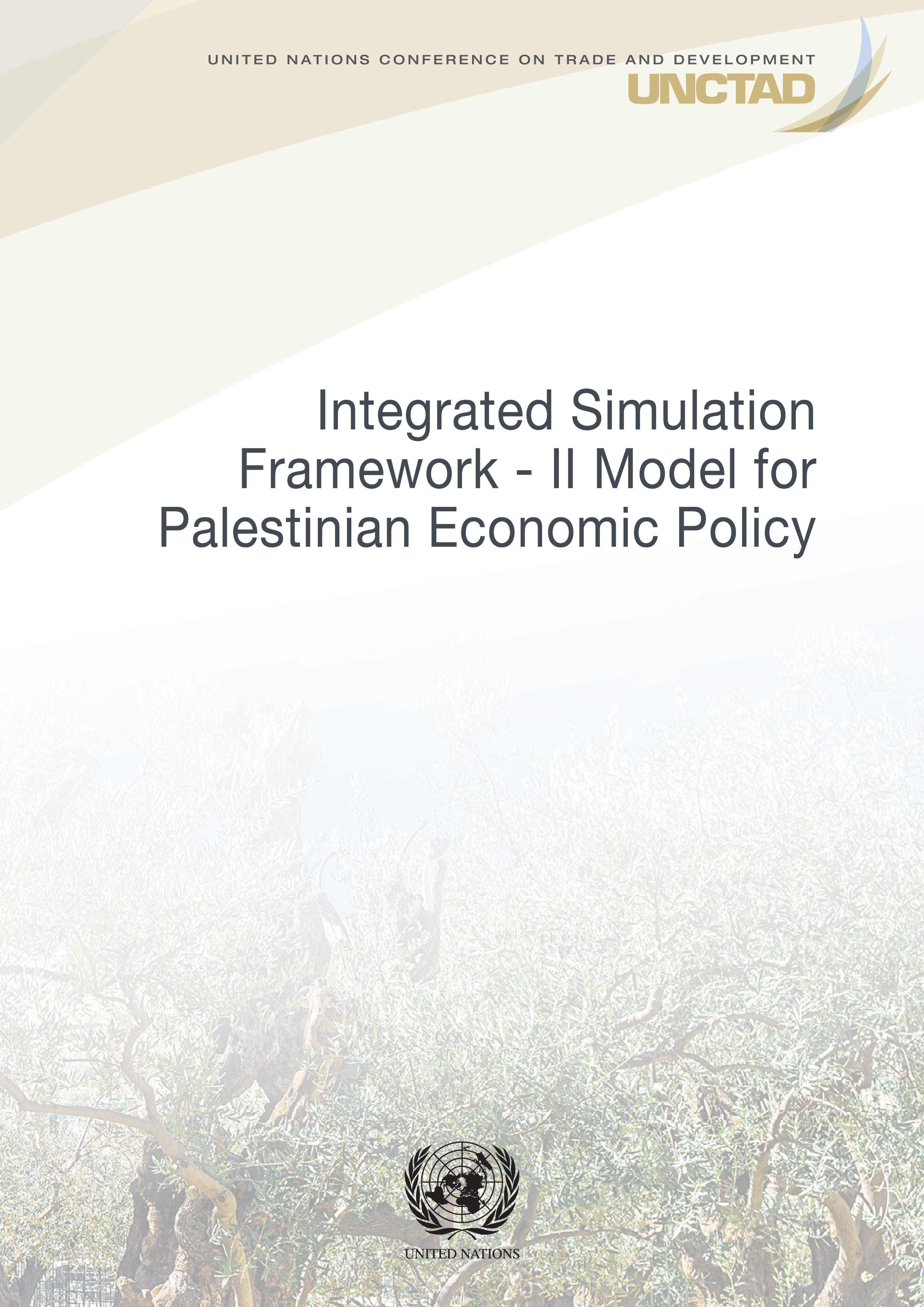image of Integrated simulation framework for Palestinian macroeconomic, trade and labour policy II