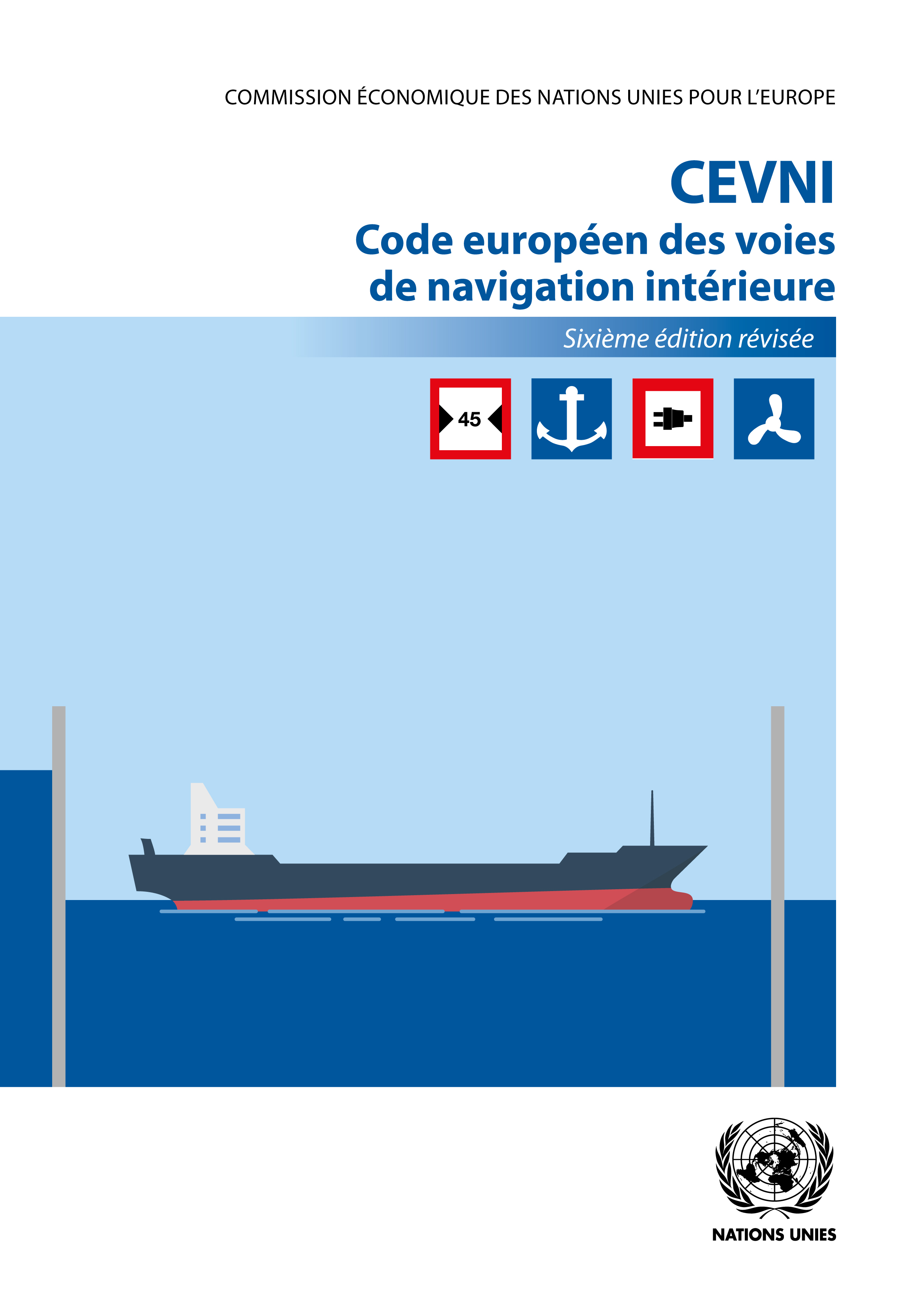 image of CEVNI Code européen des voies de navigation intérieure