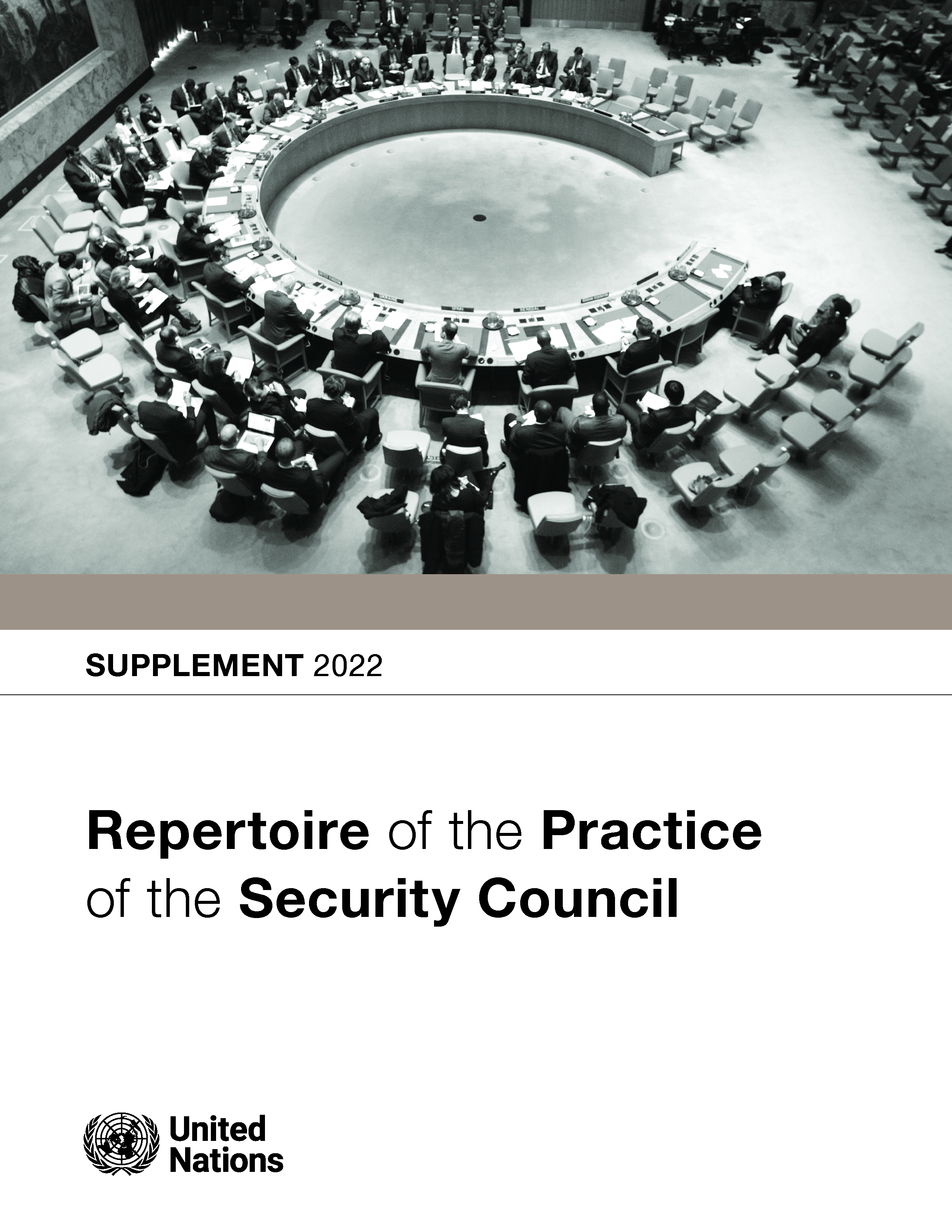 image of Repertoire of the Practice of the Security Council: Supplement 2022
