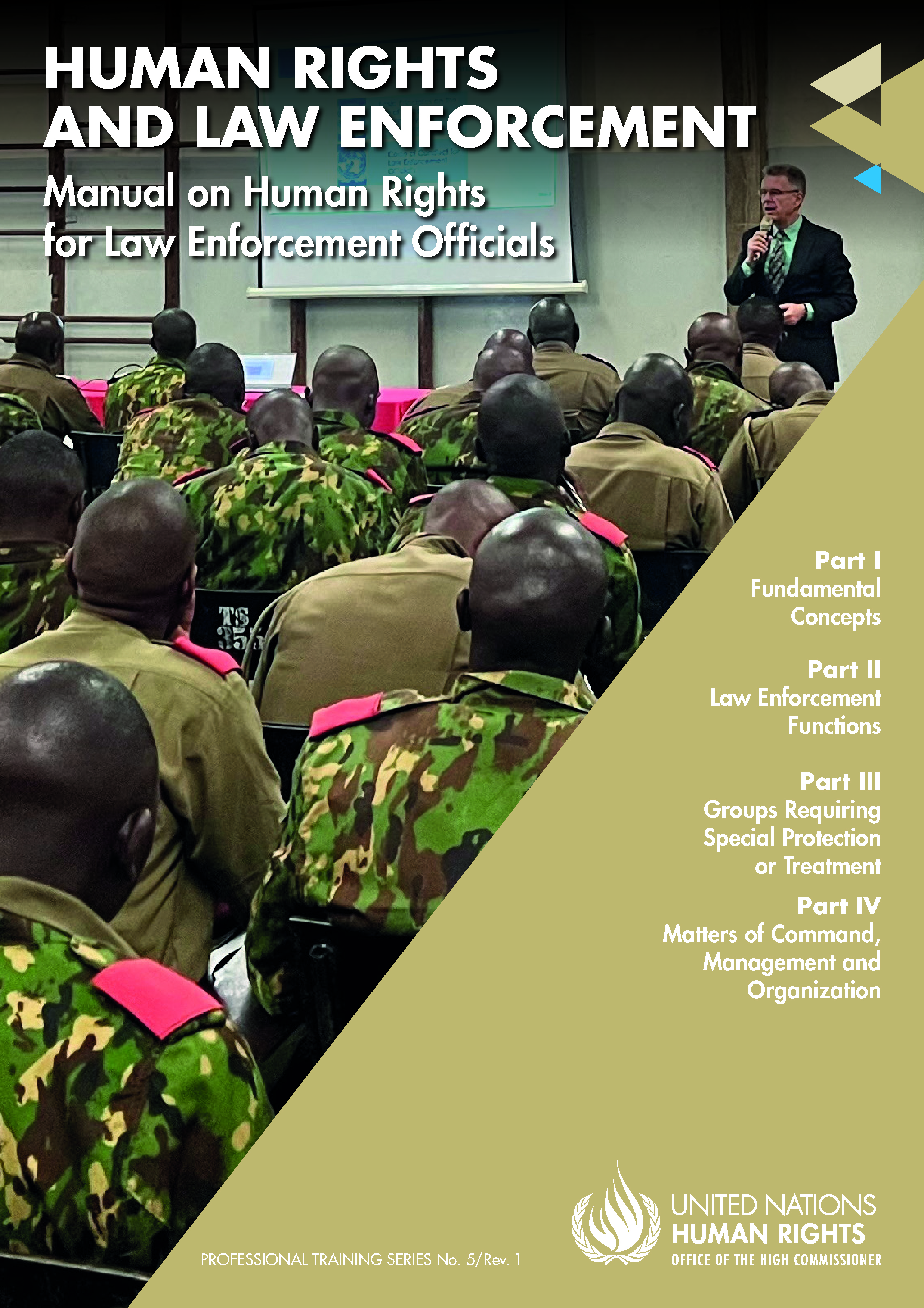 image of Manual on Human Rights for Law Enforcement Officials