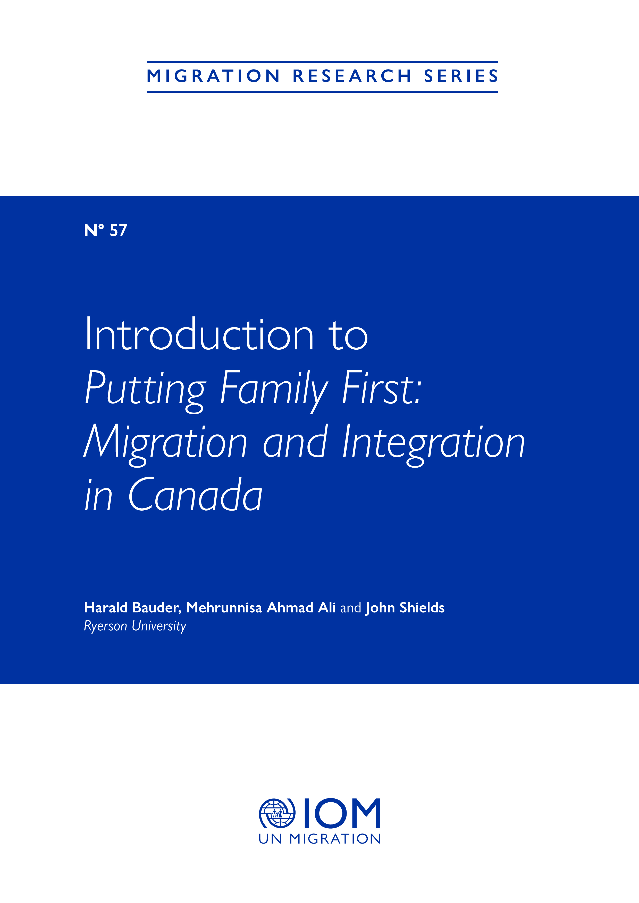 image of Introduction to Putting Family First: Migration and Integration in Canada