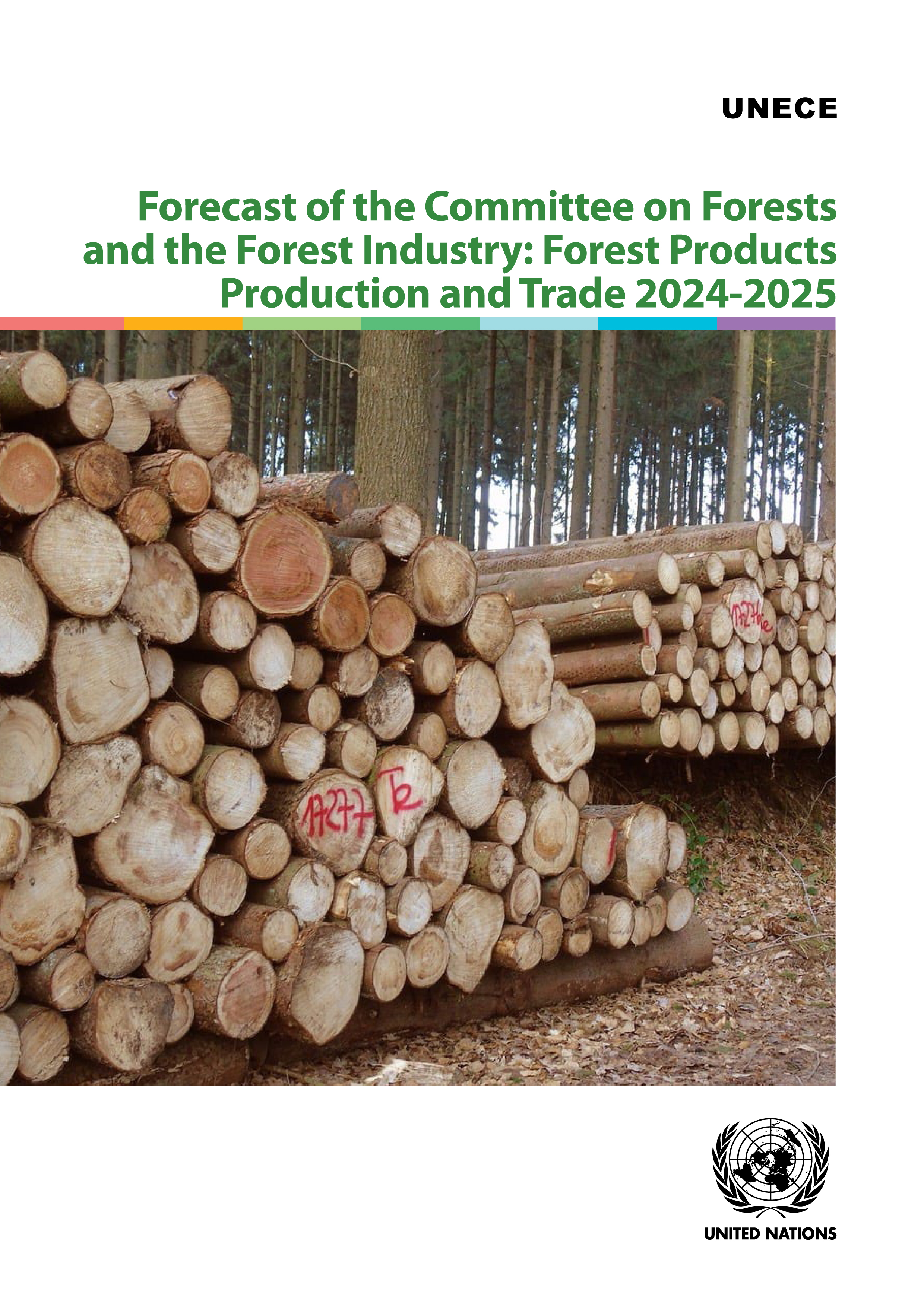 image of Forecast of the Committee on Forests and the Forest Industry: Forest Products Production and Trade 2024-2025