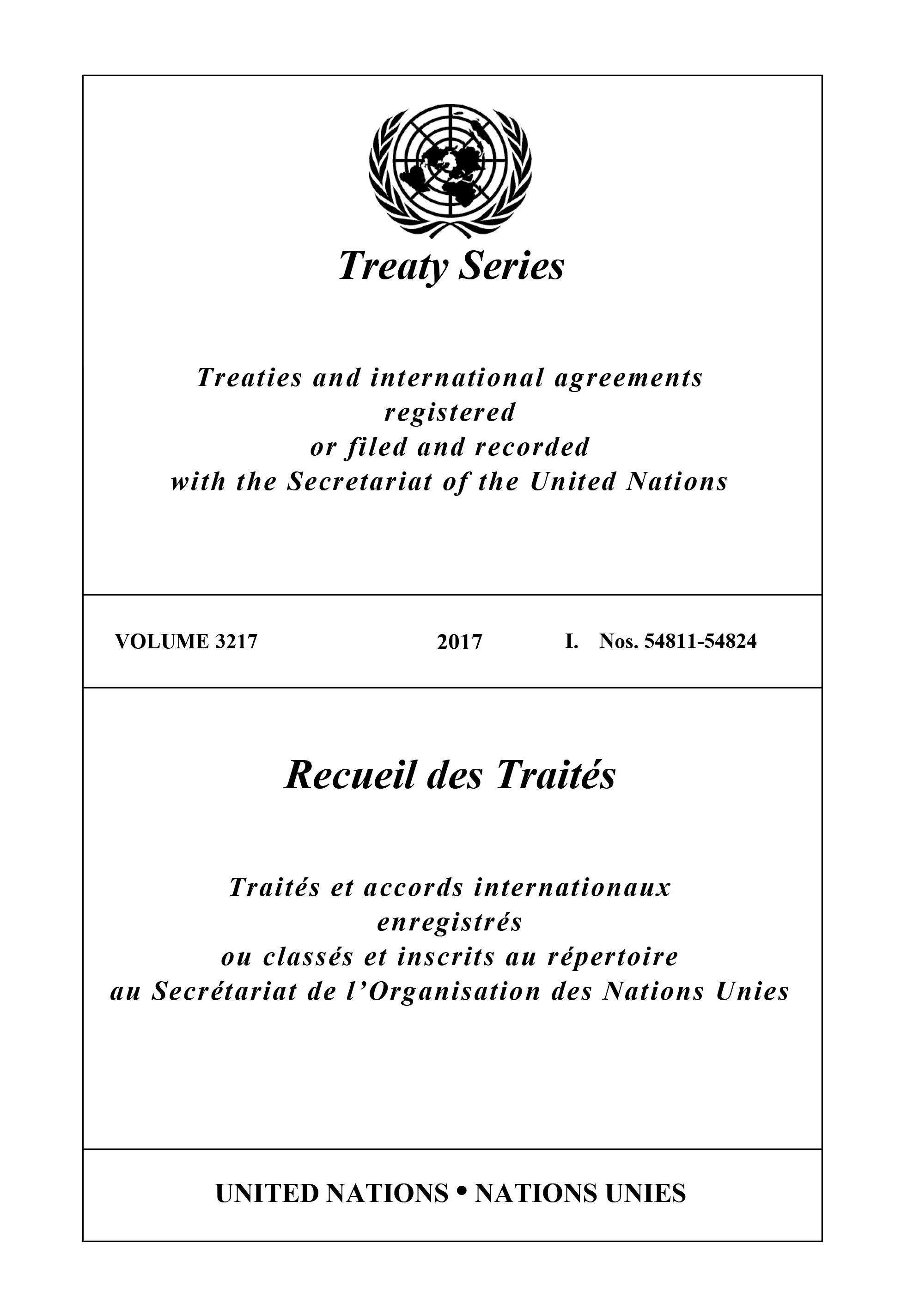 image of Treaty Series 3217