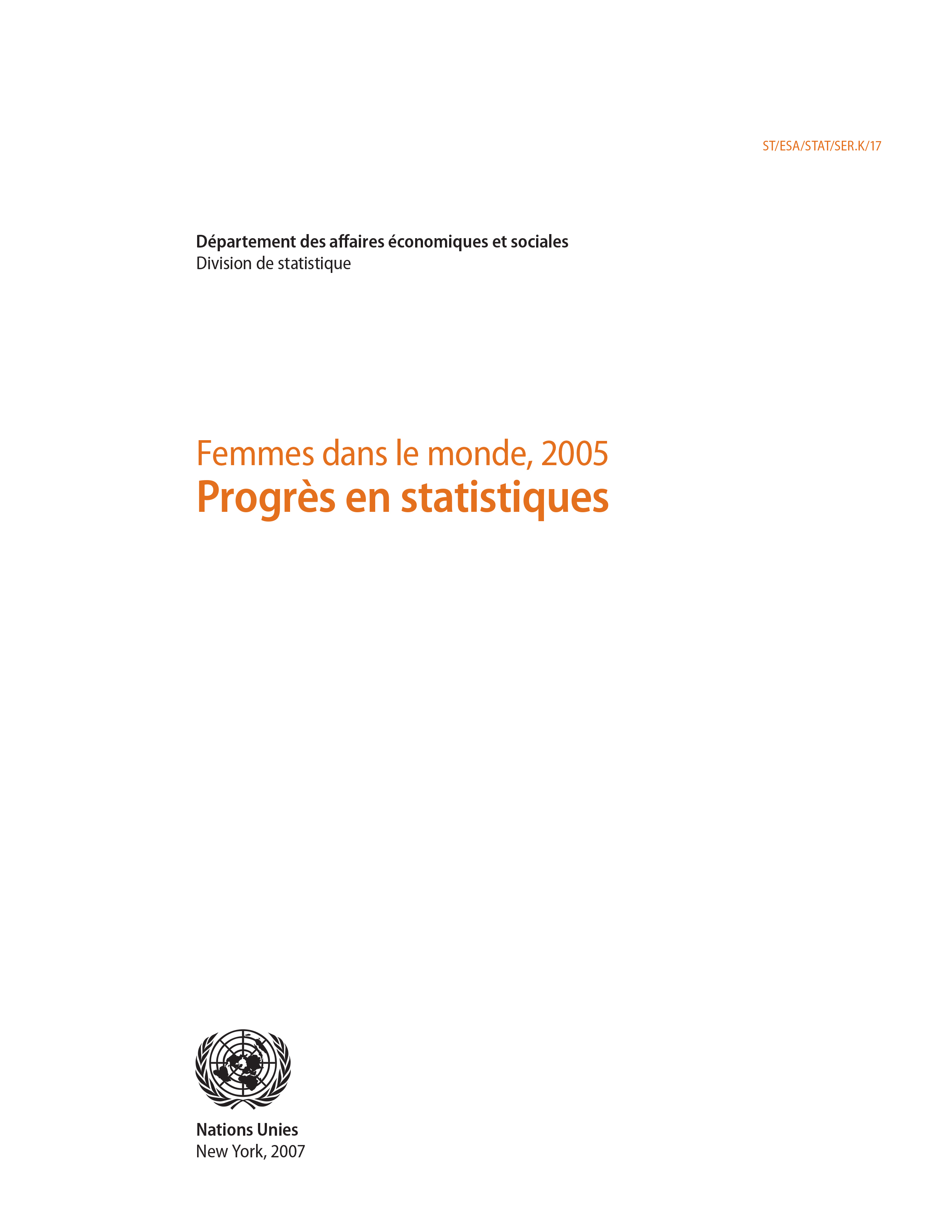 image of Les femmes dans le monde 2005