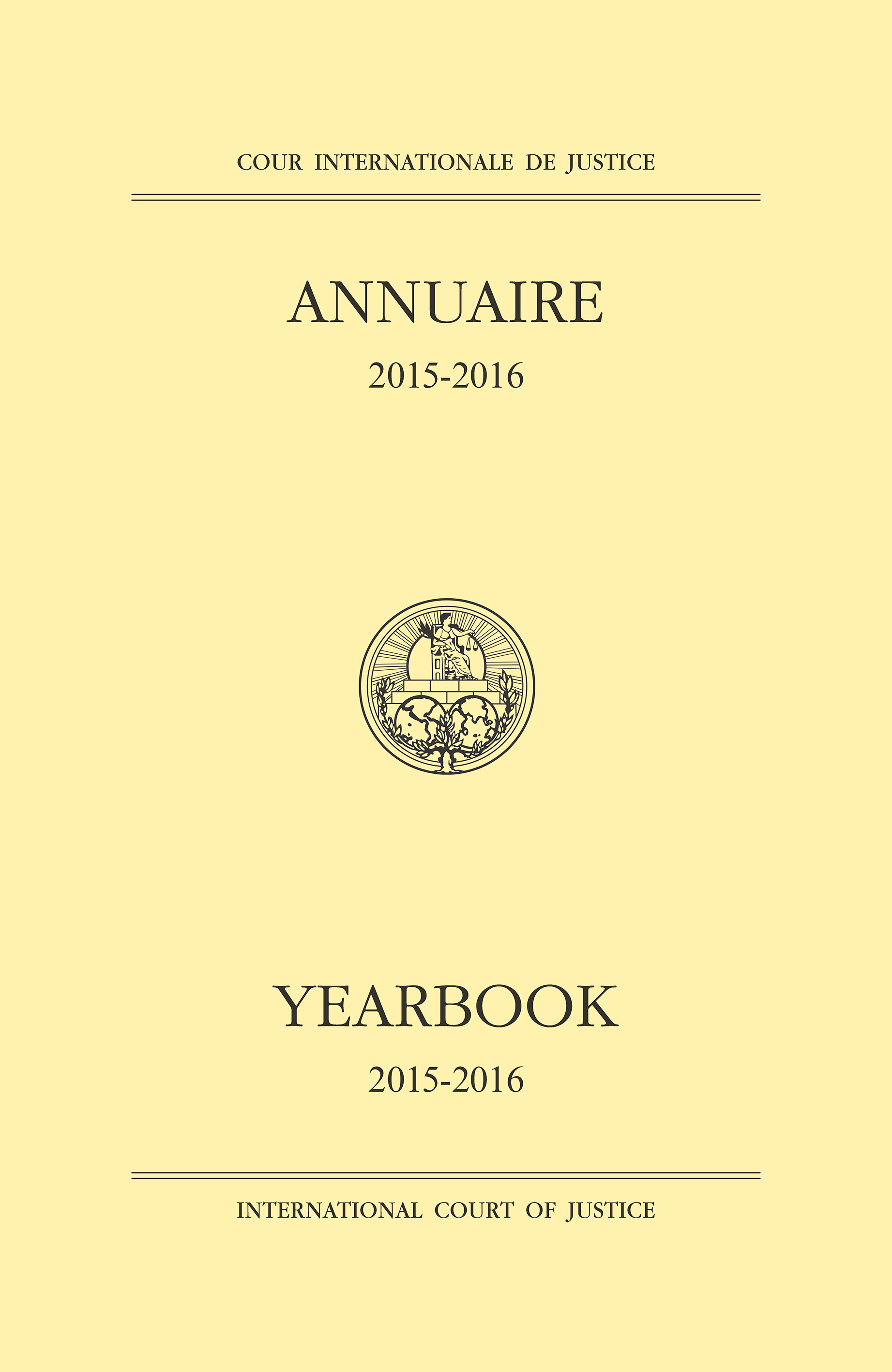 image of Yearbook of the International Court of Justice 2015-2016