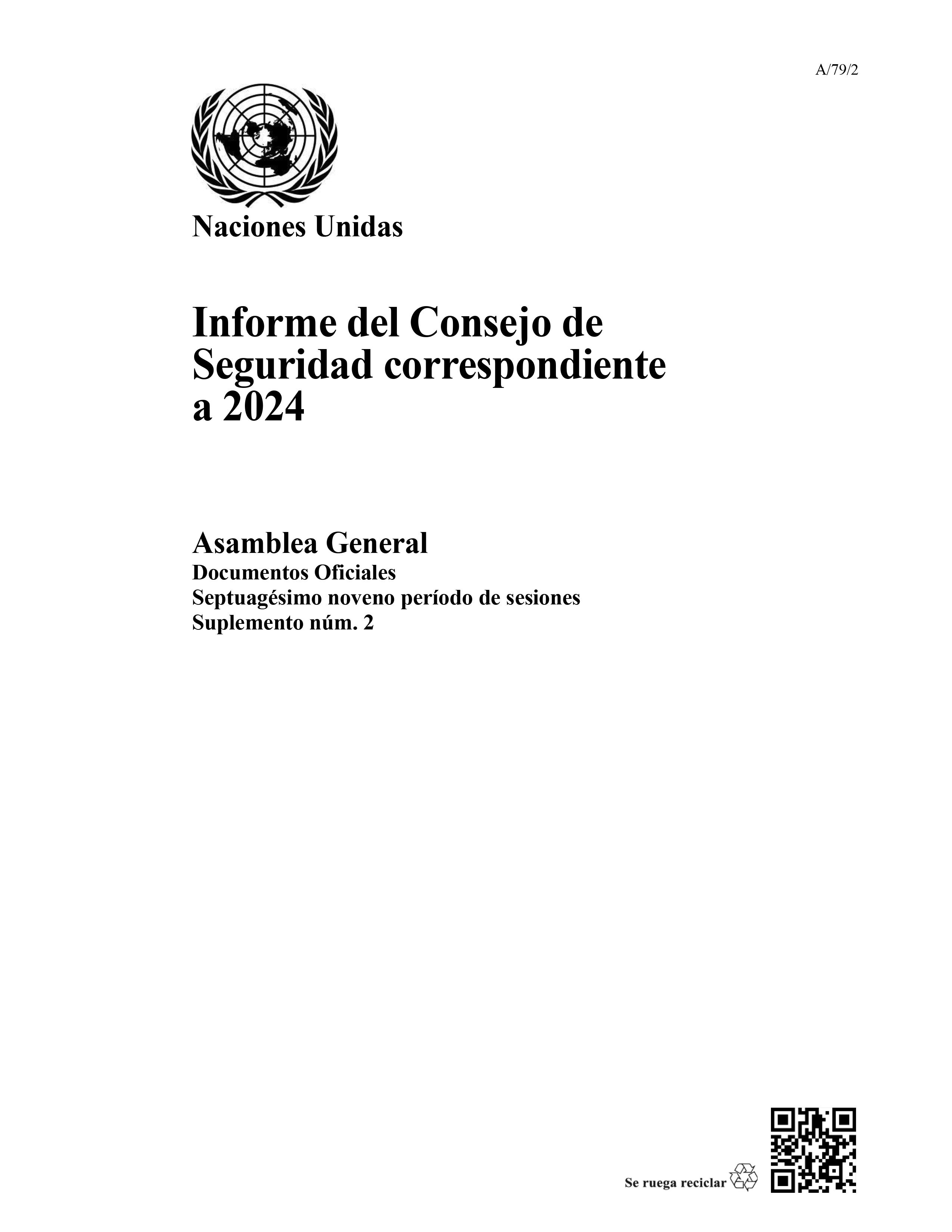 image of Informe del Consejo de Seguridad correspondiente a 2024 image of Informe del Consejo de Seguridad correspondiente a 2024