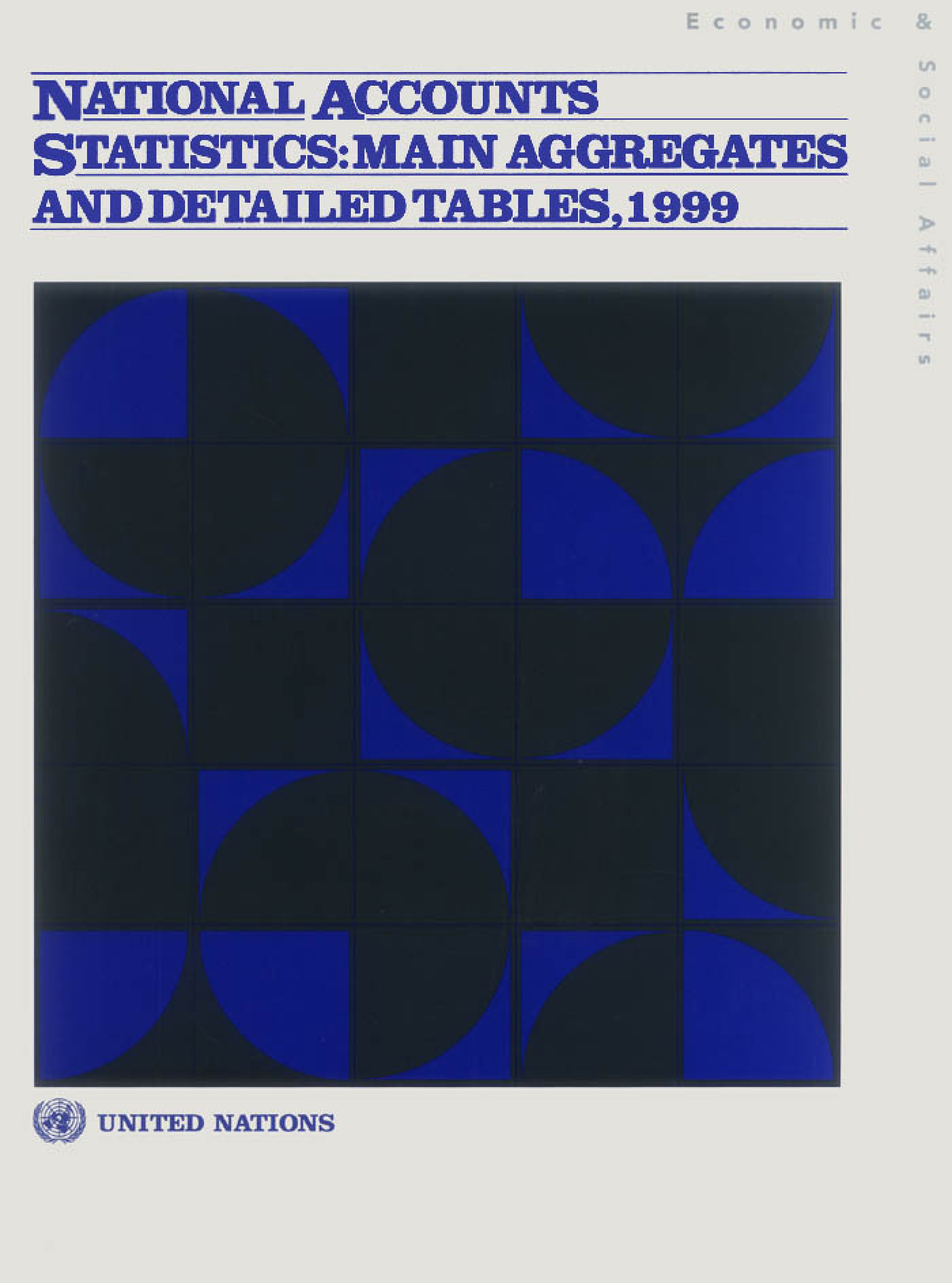 image of National Accounts Statistics: Main Aggregates and Detailed Tables 1999