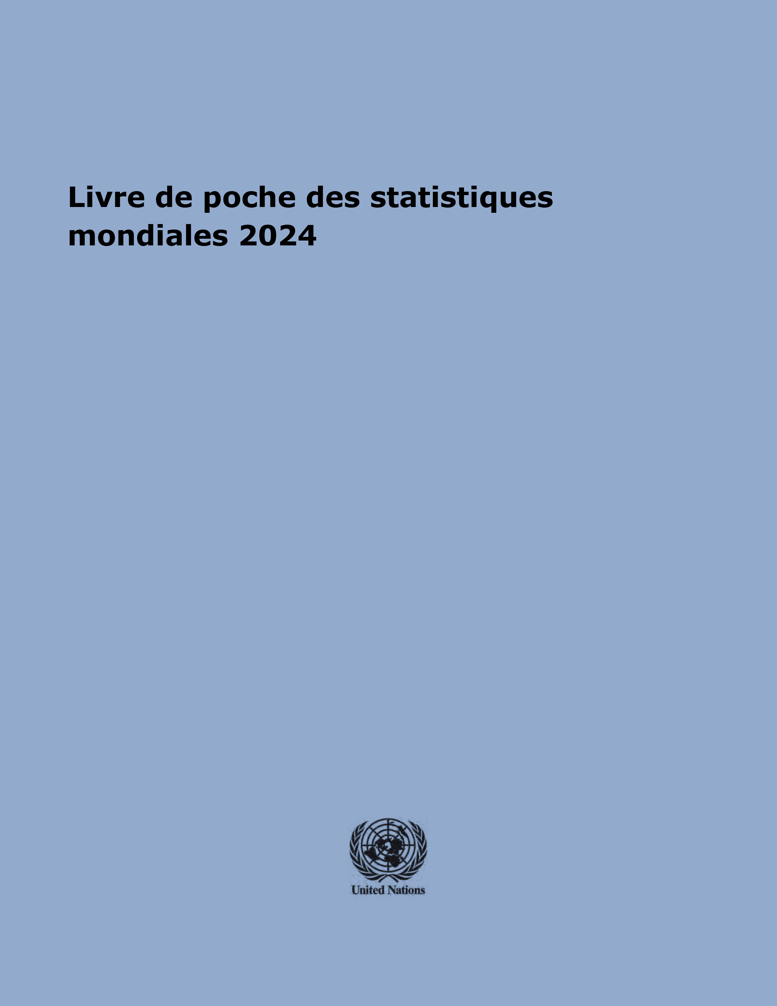 image of Livre de poche des statistiques mondiales 2024