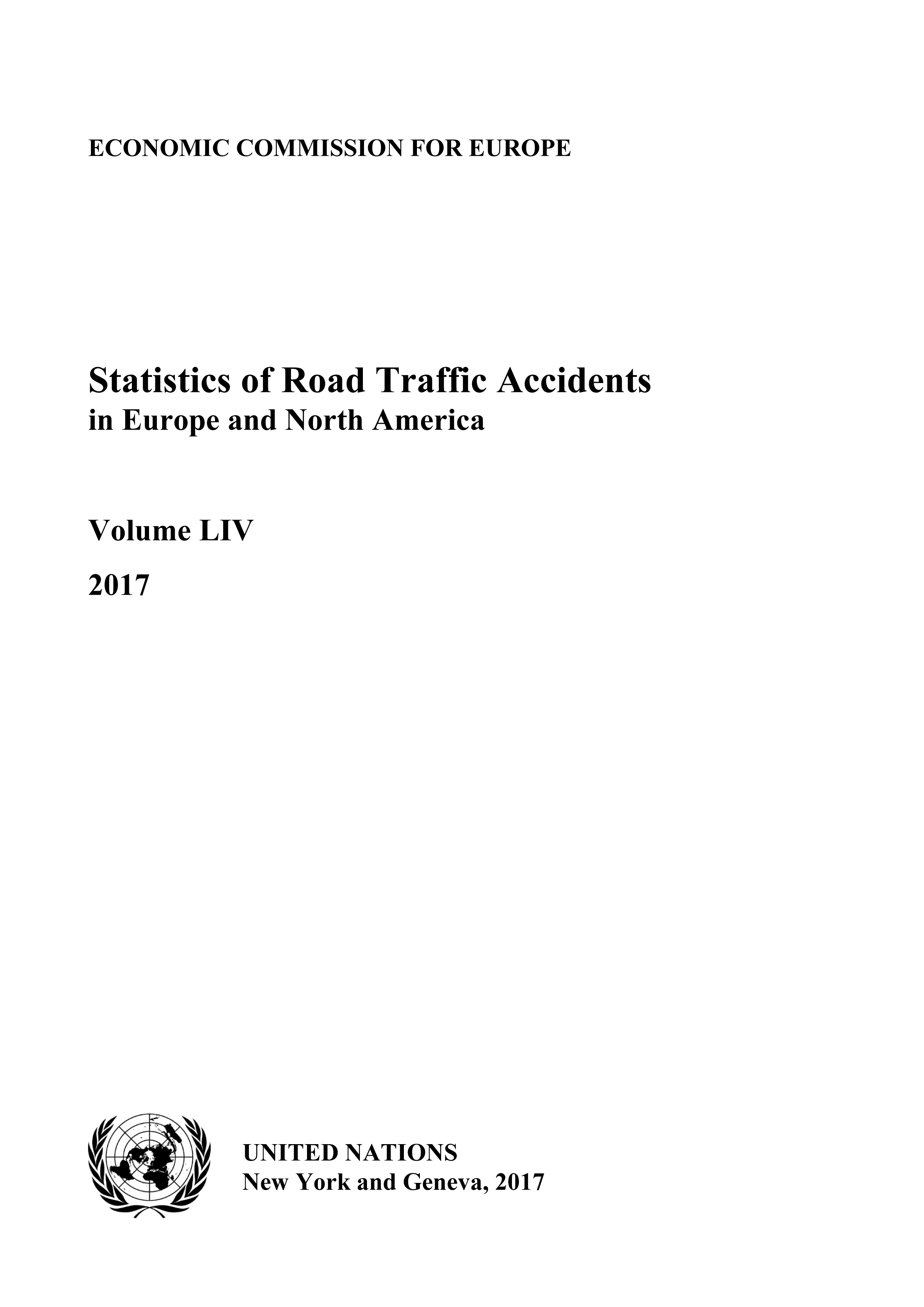 image of Statistics of Road Traffic Accidents in Europe and North America 2017