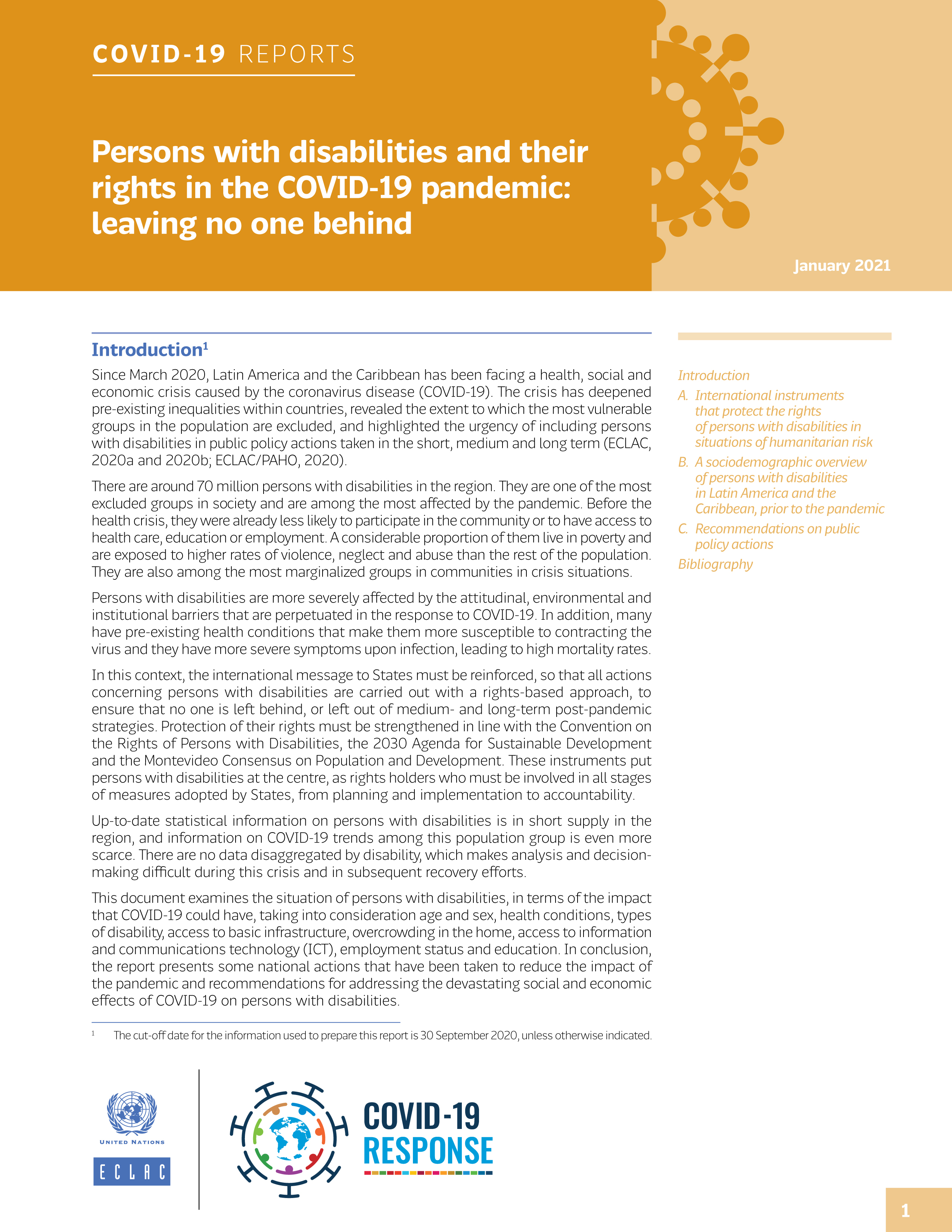 image of Persons with Disabilities and Their Rights in the COVID-19 Pandemic: Leaving no one Behind