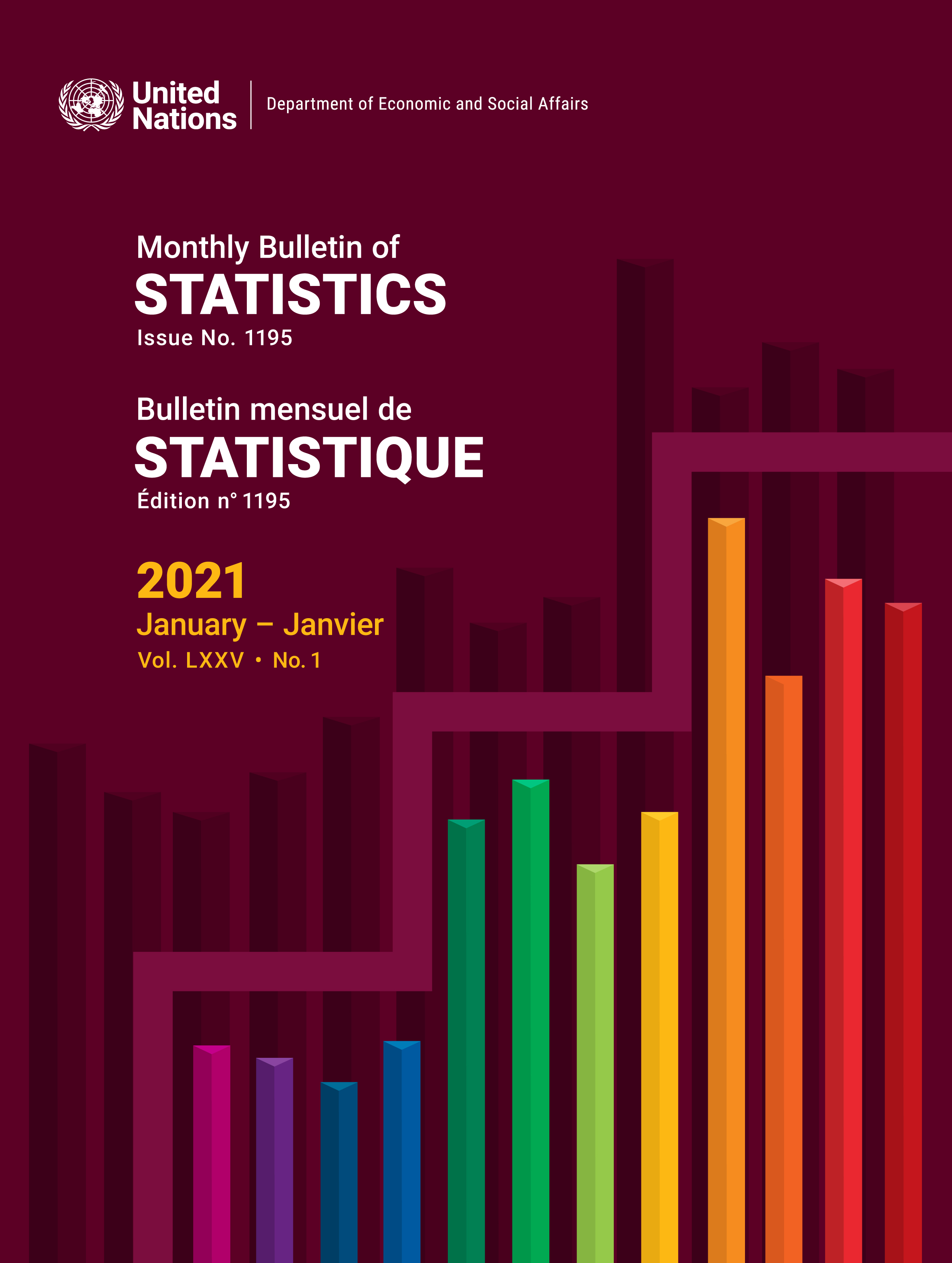 image of Bulletin mensuel de statistiques, janvier 2021