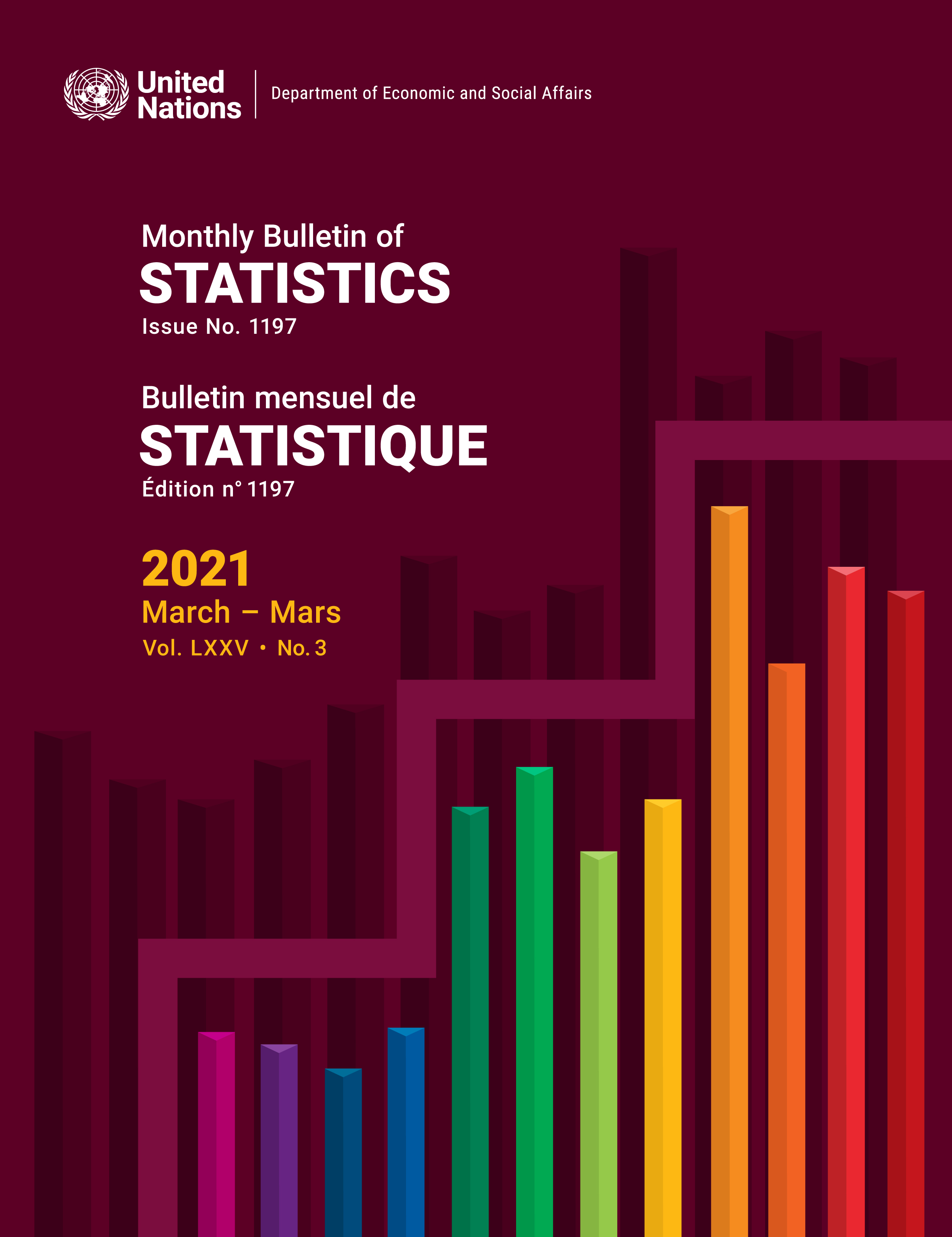 image of Bulletin mensuel de statistiques, mars 2021