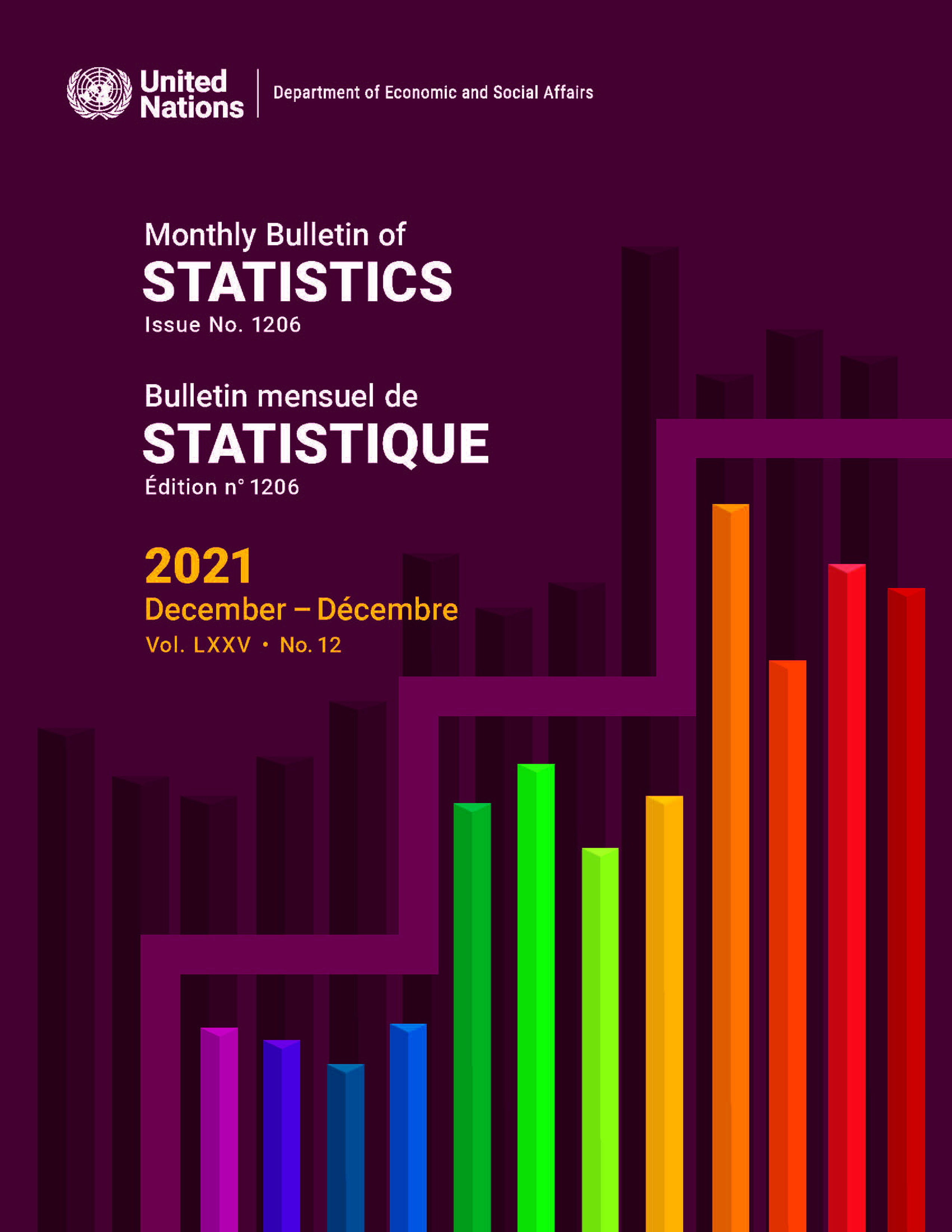 image of Monthly Bulletin of Statistics, December 2021