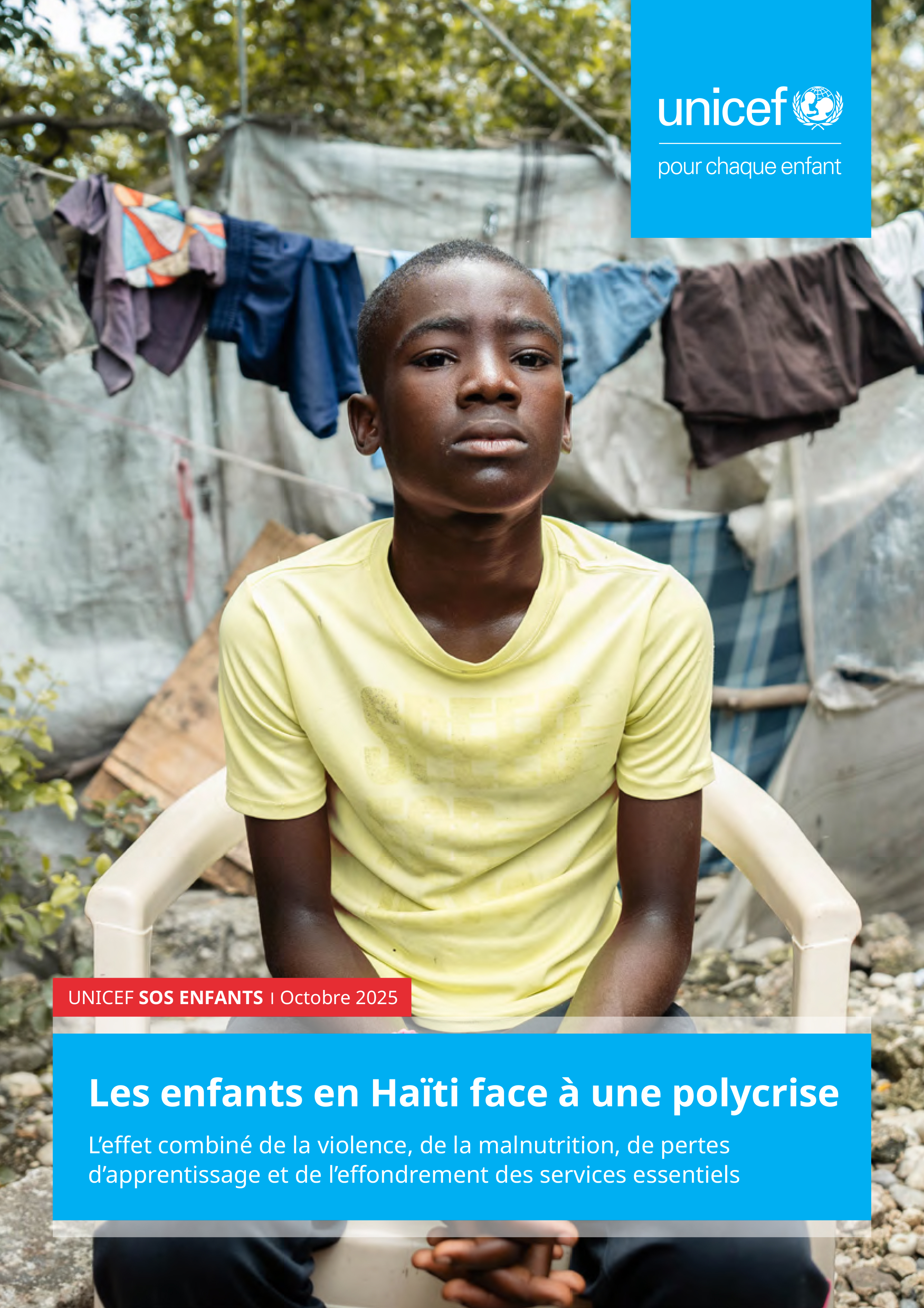 image of Les enfants en Haïti face à une polycrise: L’effet combiné de la violence, de la malnutrition, de pertes d’apprentissage et de l’effondrement des services essentiels