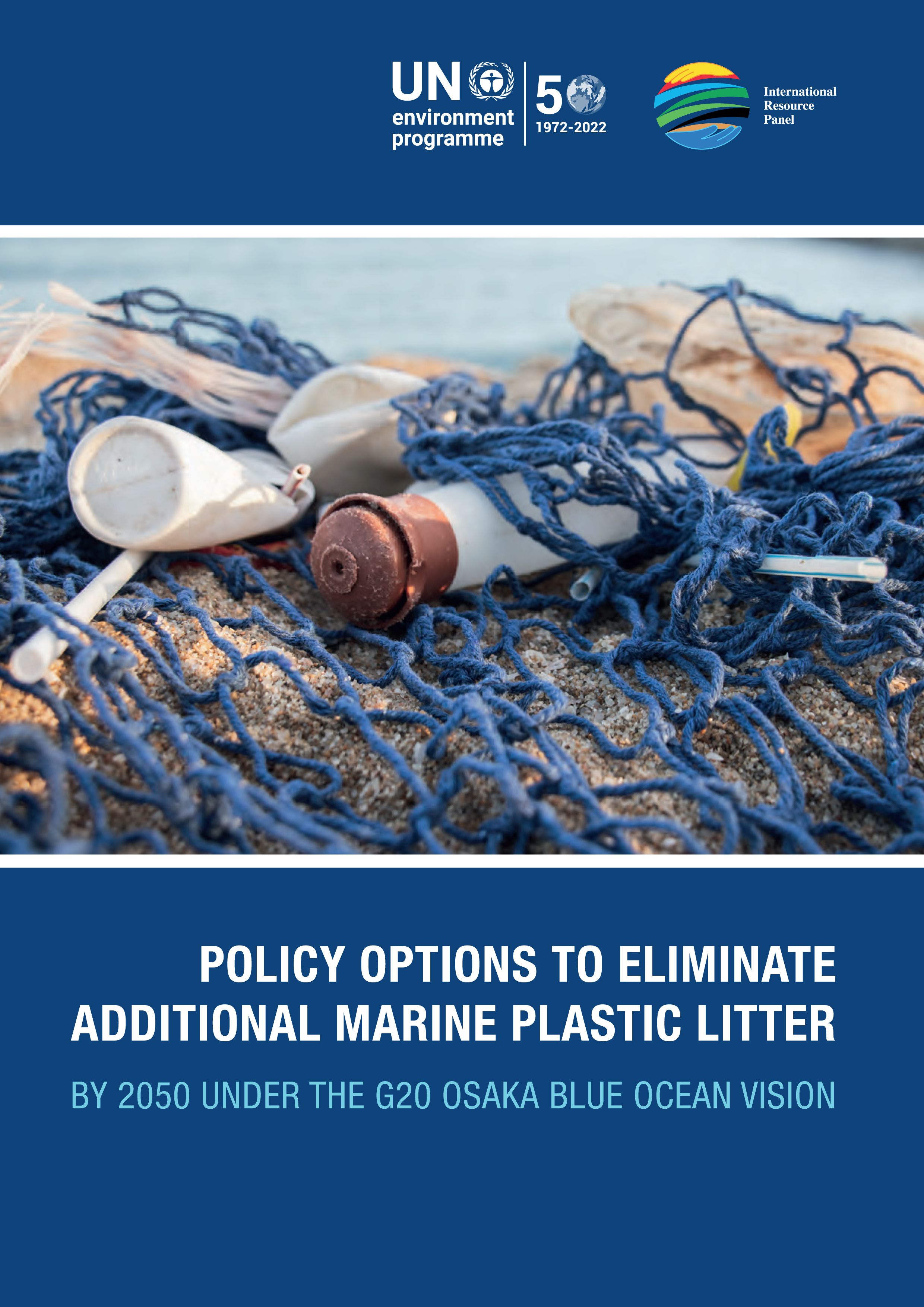 image of Policy Options to Eliminate Additional Marine Plastic Litter by 2050 Under the G20 Osaka Blue Ocean Vision