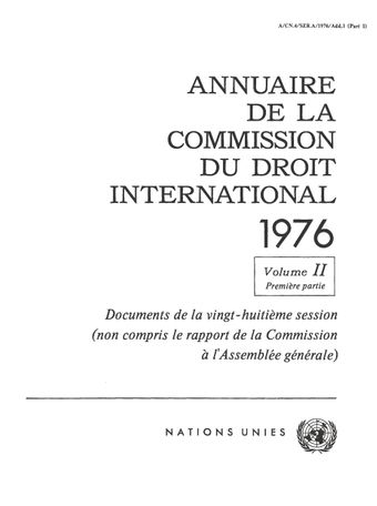 image of Répertoire des documents de la vingt-huitième session non reproduits dans le volume II