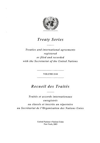 image of Treaty Series 2144