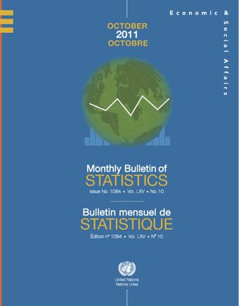 image of Monthly Bulletin of Statistics, October 2011