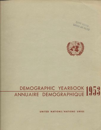 image of United Nations Demographic Yearbook 1953