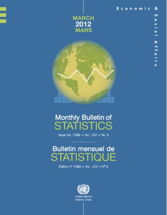 image of Monthly Bulletin of Statistics, March 2012
