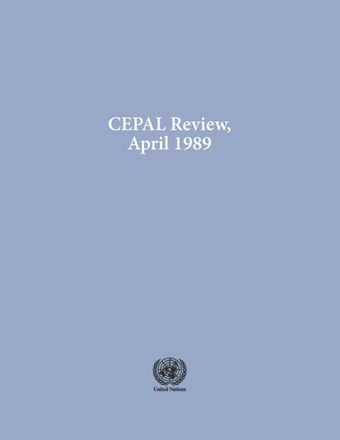 CEPAL Review No. 37, April 1989