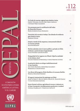 La Revista CEPAL No 112, Abril 2014