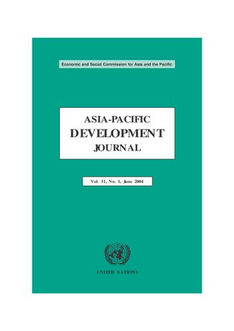 Asia-Pacific Development Journal Vol. 11, No. 1, June 2004
