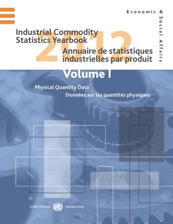 image of Industrial Commodity Statistics Yearbook 2012