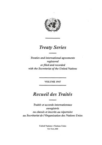 image of Treaty Series 1947