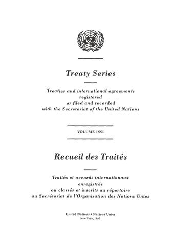 image of Treaty Series 1551