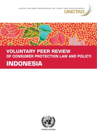 image of Voluntary Peer Review of Consumer Protection Law and Policy: Indonesia