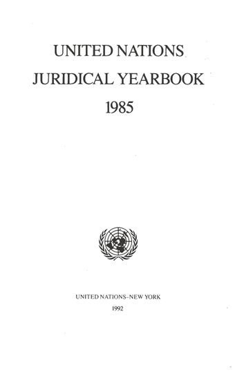 image of Decisions and advisory opinions of international tribunals