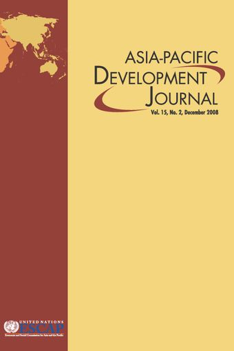 Asia-Pacific Development Journal Vol. 15, No. 2, December 2008