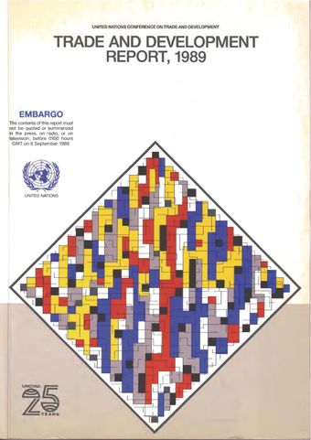 image of Trade and Development Report 1989