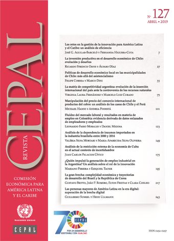 Revista de la CEPAL No. 127, Abril 2019