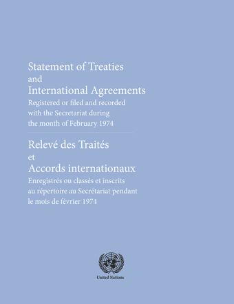 image of Treaties and international agreements filed and recorded: Nos. 709 to 712