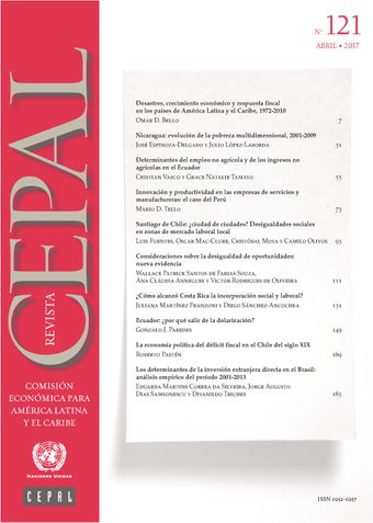 Revista de la CEPAL No. 121, Abril 2017